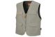 beige grijze bodywarmer 100% katoen