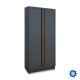 Beta 2-deurs plaatstalen kast met beugel voor C45PRO 2.0 AS2 werkplaatsmeubilair