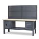 Beta C58BC-W2,1 4CA/A+SVRNew Werkbank, 2,1 m lang, met houten blad, 4 laden en deurmodule Antra