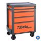 Beta Gereedschapswagen RSC24  ABS met 5 laden versterkt werkblad-Oranje (RAL 2011) FO