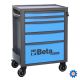 Beta Gereedschapswagen RSC24  nieuw  ABS met 5 laden versterkt werkblas-Blauw (RAL 5002)
