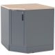 RSC50 2.0 KNAI-W New Onderste hoekmodule, voor werkplaatsinrichting RSC50 2.0 met houten blad