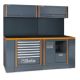 C55PB-PRO/7 Werkplaats samenstelling RSC55 met werkbladdiepte van 760mm