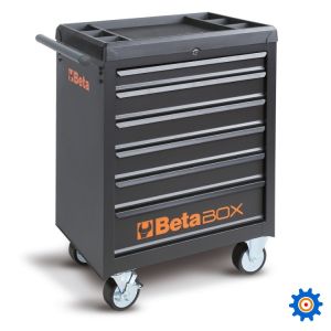BETA BW C04BOX-A VU Gereedschapswagen met 6 laden en 196-delig assortiment gereedschappen