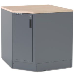 RSC50 2.0 KNAI-W New Onderste hoekmodule, voor werkplaatsinrichting RSC50 2.0 met houten blad